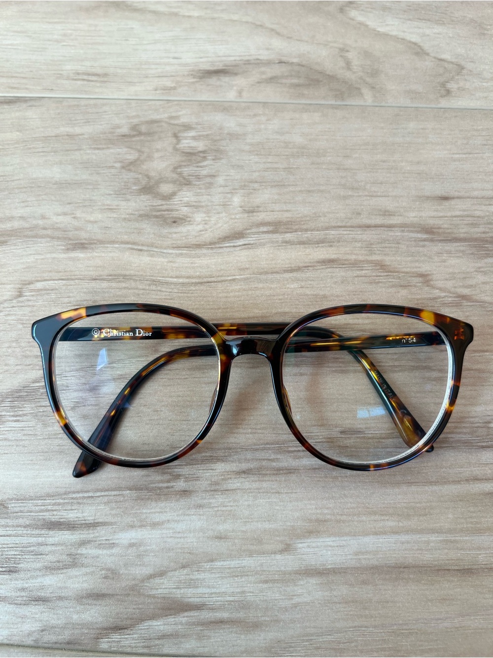 Dior Tortoise Shell Rounded Optical Frames